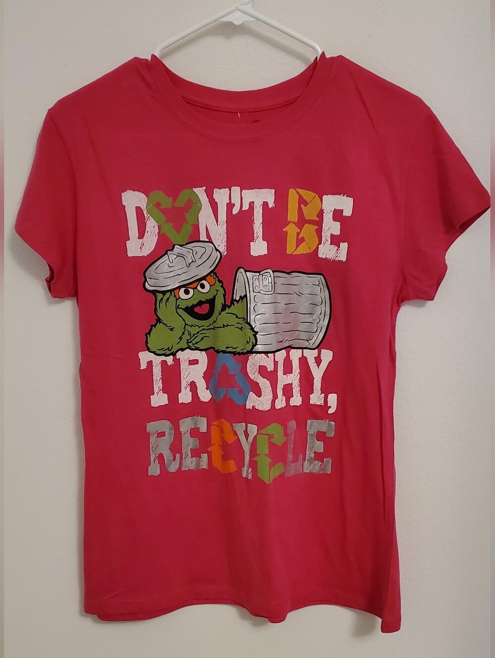 Sesame Street Pink Logo Tee